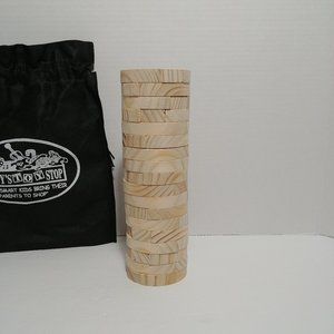 Wooden Tower Deluxe Block Stacking Game